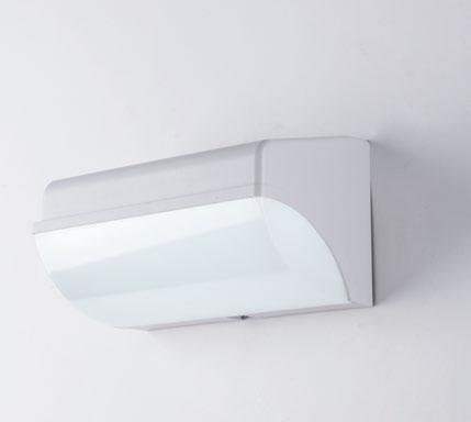 Applique per esterno IP54 in policarbonato bianco o antracite led integrato luce natura 4000°k 30W 3550 lumen BORDER Applique per esterno IP54 in policarbonato bianco o antracite led integrato luce natura 4000°k 30W 3550 lumen BORDER
